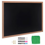 35"x46" Rustic Wood Framed Chalkboard Wall Hanging Magnetic Wedding Sign