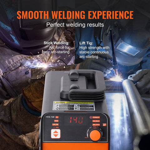 ARC Stick Welder 220V 140A Stick/Lift TIG 2-in-1 Welding Machine Hot Start