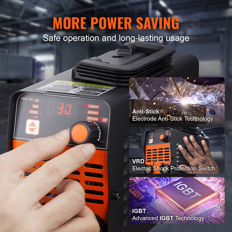 ARC Stick Welder 220V 120A 2-in-1 Lift TIG Welding Machine Hot Start