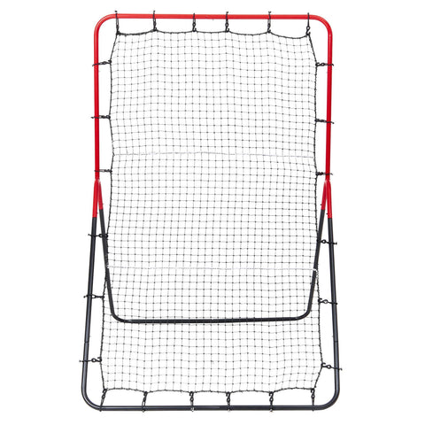 Baseball And Softball Rebounder Net, 3 x 4.5 ft PitchBack Baseball Pitching Nest, 3-Way Baseball, Softball Pitchback Net, Fielding Trainer, Bounce Back Net for Fielding/Throwing Practice