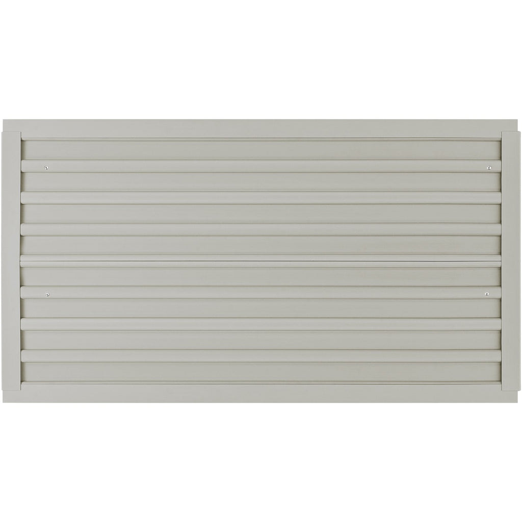 Slatwall Panels, 121.9 x 30.48 cm Gray Garage Wall Panels (Set of 2 Panels), Heavy Duty Garage Wall Organizer Panels Display Perfect for Retail Store, Garage Wall, and Craft Storage Organization