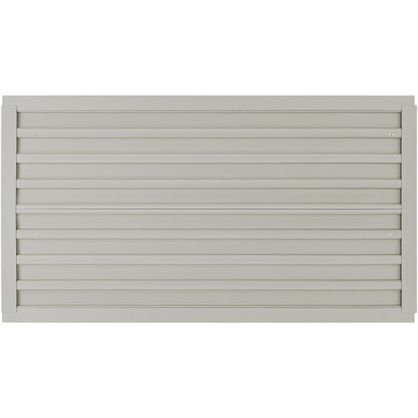 Slatwall Panels, 121.9 x 30.48 cm Gray Garage Wall Panels (Set of 2 Panels), Heavy Duty Garage Wall Organizer Panels Display Perfect for Retail Store, Garage Wall, and Craft Storage Organization
