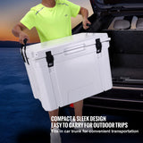 Insulated Portable Cooler, 65 qt, Holds 65 Cans, Ice Retention Hard Cooler with Heavy Duty Handle, Ice Chest Lunch Box for Camping, Beach, Picnic, Travel, Outdoor, Keeps Ice for up to 6 Days