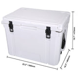 Insulated Portable Cooler, 65 qt, Holds 65 Cans, Ice Retention Hard Cooler with Heavy Duty Handle, Ice Chest Lunch Box for Camping, Beach, Picnic, Travel, Outdoor, Keeps Ice for up to 6 Days
