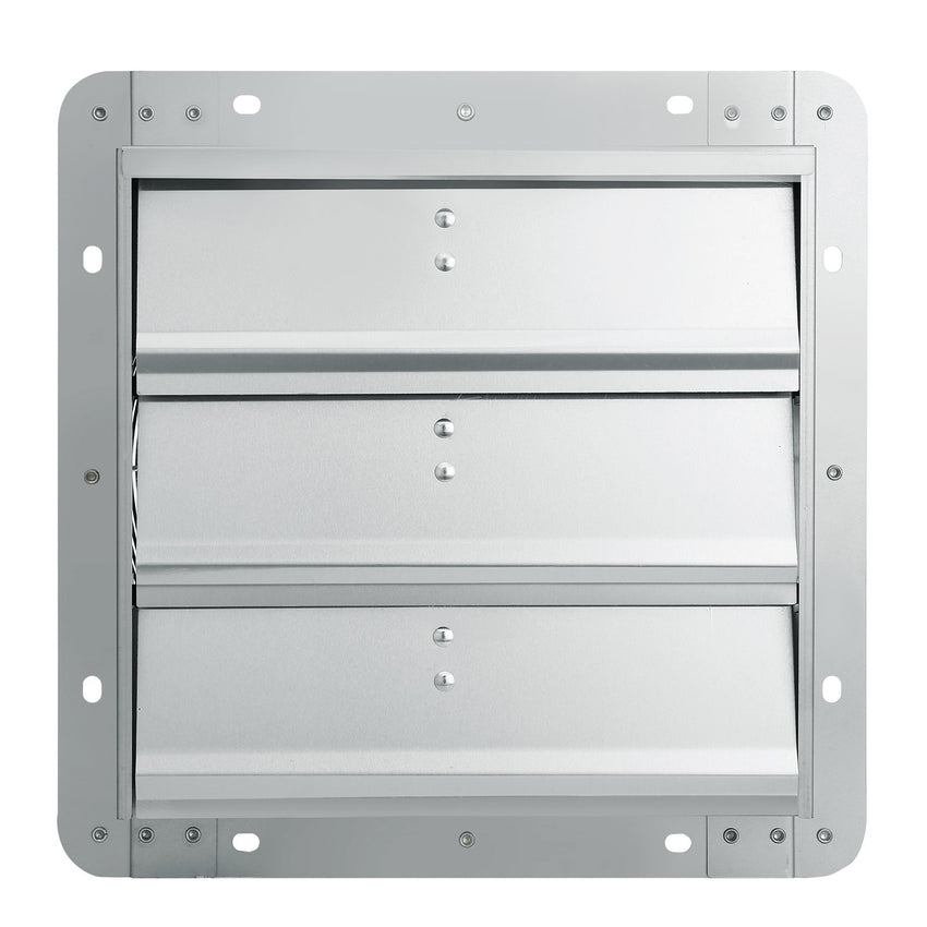 VEVOR Shutter Exhaust Fan, 254 mm High-speed 1400RPM 753 CFM, Aluminum Wall Mount Attic Fan with AC-motor, Ventilation and Cooling for Greenhouses, Garages, Sheds, Shops