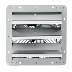 VEVOR Shutter Exhaust Fan, 254 mm High-speed 1400RPM 753 CFM, Aluminum Wall Mount Attic Fan with AC-motor, Ventilation and Cooling for Greenhouses, Garages, Sheds, Shops