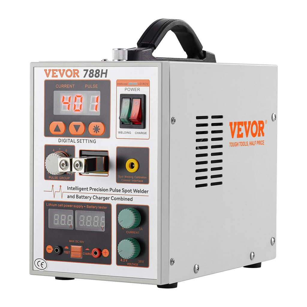 Battery Spot Welder 788H Pulse Welder & Battery Charger 2 Welding Modes