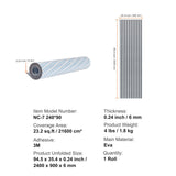 Boat Flooring, EVA Foam Boat Decking 94.5" x 35.4", Non-Slip Self-Adhesive Flooring, 23.2 sq.ft Marine Carpet for Boats, Yacht, Pontoon, Kayak Decking