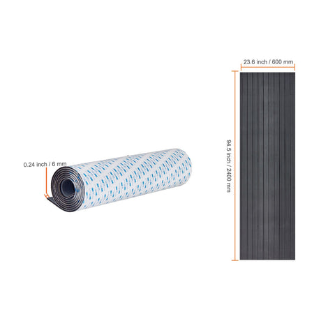 Boat Flooring, EVA Foam Boat Decking 94.5" x 23.6", Non-Slip Self-Adhesive Flooring, 15.5 sq.ft Marine Carpet for Boats, Yacht, Pontoon, Kayak Decking