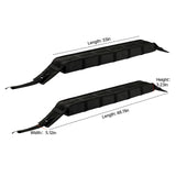 Soft Roof Rack Pads 33in 176lbs Load Capacity for Kayak Canoe Surfboard Luggage