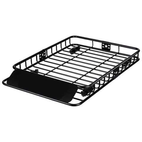 Roof Rack Cargo Basket 200 LBS Capacity 46"x36"x4.5" for SUV Truck Cars