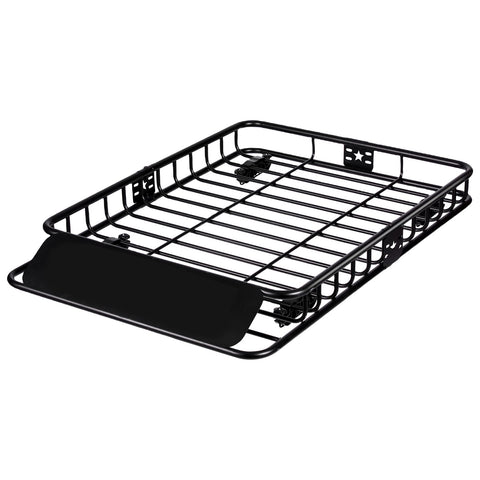 Roof Rack Cargo Basket 200 LBS 51"x36"x5" for SUV Truck with Luggage Bag