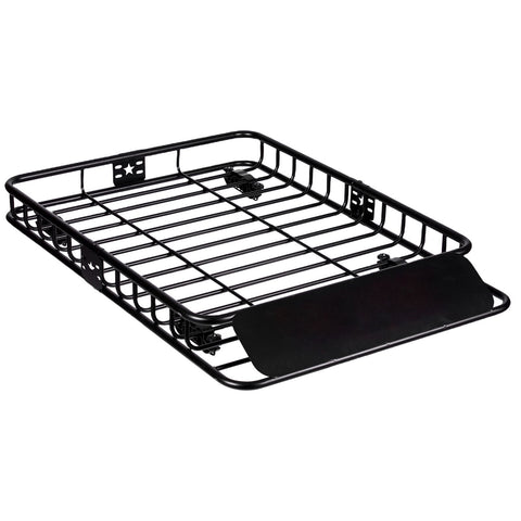 Roof Rack Cargo Basket 200 LBS 51"x36"x5" for SUV Truck with Luggage Bag
