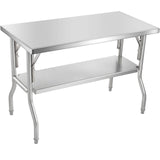 Commercial Worktable Workstation Folding Commercial Prep Table 1220x610 mm
