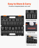 Impact Socket Set 1/2 Inches 19 Piece Impact Sockets, Standard Socket Assortment, 1/2 Inches Drive Socket Set Impact Standard SAE (3/8 Inches to 1-1/2 Inches) 6-point Hex Sockets