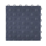 Garage Tiles Interlocking, 12 x 12 x 0.53 inch 25 Pack Garage Floor Covering Tiles, Non-Slip Double-Sided Texture Garage Flooring Tiles, for Garages, Basements, Repair Shops, Graphite Gray