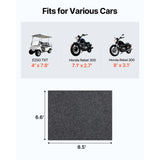 Waterproof Garage Floor Mat for Under Car, Non-slip 2 x 2.6 M Compact Size Heavy Duty Containment Mat, Protects Garage Floor from Water, Mud and Oil, For Garages,Greenhouses,Entrance