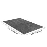 Waterproof Garage Floor Mat for Under Car, Non-slip 2 x 2.6 M Compact Size Heavy Duty Containment Mat, Protects Garage Floor from Water, Mud and Oil, For Garages,Greenhouses,Entrance