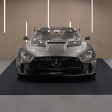 Garage Floor Mat, 2.28 x 6.1 M Waterproof Protection from Water,Snow, Rain,Mud and Oil for Cars, Non-slip Heavy Duty Containment Mat with TPE Anti-Leak Backing & Easy to Clean & Cuttable