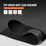 Garage Floor Mat, 2.28 x 6.1 M Waterproof Protection from Water,Snow, Rain,Mud and Oil for Cars, Non-slip Heavy Duty Containment Mat with TPE Anti-Leak Backing & Easy to Clean & Cuttable