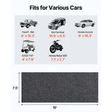Garage Floor Mat, 2.3 x 5.79 M Waterproof Protection from Water,Snow, Rain,Mud and Oil for Cars, Non-slip Heavy Duty Containment Mat with TPE Anti-Leak Backing & Easy to Clean & Cuttable
