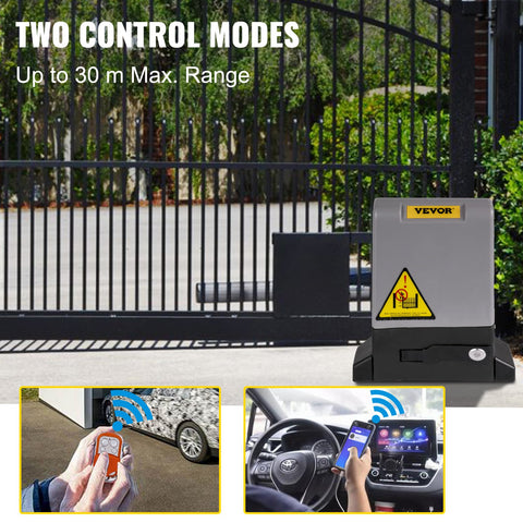 Sliding Gate Opener Automatic Sliding Gate 1800 KG 4 Remote & APP Control