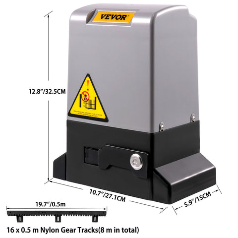 Sliding Gate Opener Automatic Sliding Gate 1800 KG 4 Remote & APP Control