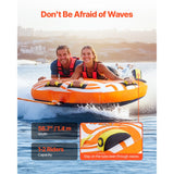 Towable Tube for Boating 1-2 Riders Inflatable Boat Tubes and Towables