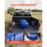 Water Storage Bladder 113L Large Capacity Water Bag, Portable & Collapsible Soft Waters Container, Leakproof & Tear-Resistant PVC Emergency Waters Storage Tank for RV Truck & Outdoor Use