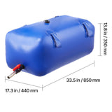 Water Storage Bladder 113L Large Capacity Water Bag, Portable & Collapsible Soft Waters Container, Leakproof & Tear-Resistant PVC Emergency Waters Storage Tank for RV Truck & Outdoor Use