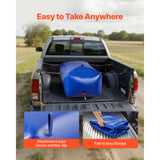 Water Storage Bladder 400L Large Capacity Water Bag, Portable & Collapsible Soft Waters Container, Leakproof & Tear-Resistant PVC Emergency Waters Storage Tank for RV Truck & Outdoor Use