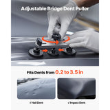 Dent Puller Kit, 60 PCS Paintless Dent Removal Kit with Golden Lifter, Bridge Puller, Rubber Hammer, Glue Gun, Auto Body Hail Damage Repair Remover Tools for Car Refrigerator Door Ding Repair