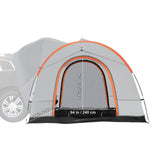 SUV Camping Tent, 8'-8' SUV Tent Attachment for Camping with Rain Layer and Carry Bag, PU2000mm Double Layer Truck Tent, Accommodate 6-8 Person, Rear Tent for Van Hatch Tailgate