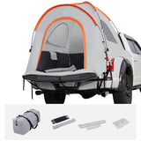 SUV Camping Tent, 8'-8' SUV Tent Attachment for Camping with Rain Layer and Carry Bag, PU2000mm Double Layer Truck Tent, Accommodate 6-8 Person, Rear Tent for Van Hatch Tailgate