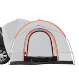 SUV Camping Tent, 8'-8' SUV Tent Attachment for Camping with Rain Layer and Carry Bag, PU2000mm Double Layer Truck Tent, Accommodate 6-8 Person, Rear Tent for Van Hatch Tailgate