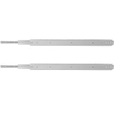 Drawer Slides, 1 Pair 42 Inch Heavy Duty Drawer Slides, Ball Bearing Side Mount Drawer Hardware Slides, 500 LBS Load Capacity 3-Section Full Extension Drawer Slides for Smooth Slide, Less Noise