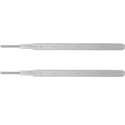 Drawer Slides, 1 Pair 42 Inch Heavy Duty Drawer Slides, Ball Bearing Side Mount Drawer Hardware Slides, 500 LBS Load Capacity 3-Section Full Extension Drawer Slides for Smooth Slide, Less Noise