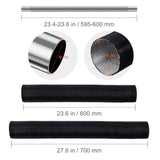 Diesel Heater Pipe Ducting Set, 3" Extendable Air Duct Hose, 1" Stainless Steel Exhaust Pipe, 2 Air Vents, Tee Air Outlet Connector and Hose Clamps, for 2KW/5KW/8KW Diesel Parking Heaters