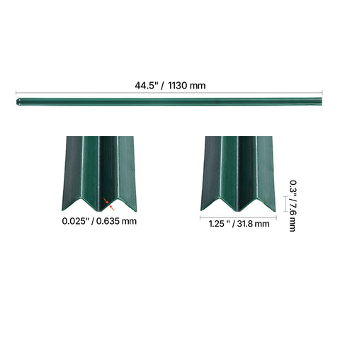 Bottom Locking Privacy Slats, Single-Wall Vertical Bottom-Locking Slats for Chain-Link Fence, High-Density HDPE Chain Link Slats Ideally Fit 1.2 m High Fence for Garden Farm Sports Field(Green)