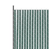 Bottom Locking Privacy Slats, Single-Wall Vertical Bottom-Locking Slats for Chain-Link Fence, High-Density HDPE Chain Link Slats Ideally Fit 1.2 m High Fence for Garden Farm Sports Field(Green)