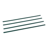 Bottom Locking Privacy Slats, Single-Wall Vertical Bottom-Locking Slats for Chain-Link Fence, High-Density HDPE Chain Link Slats Ideally Fit 1.2 m High Fence for Garden Farm Sports Field(Green)