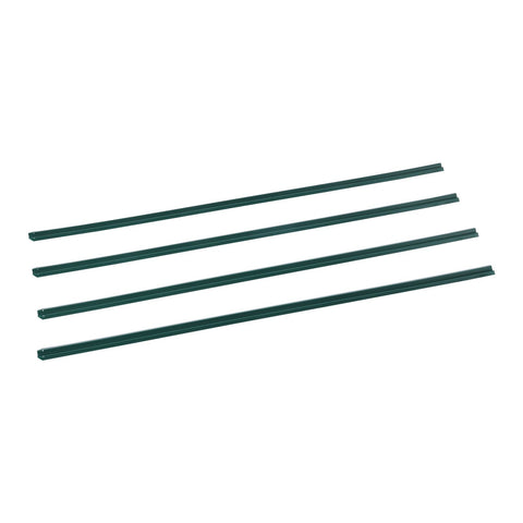 Bottom Locking Privacy Slats, Single-Wall Vertical Bottom-Locking Slats for Chain-Link Fence, High-Density HDPE Chain Link Slats Ideally Fit 1.2 m High Fence for Garden Farm Sports Field(Green)