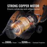 30.48cm Electric Concrete Saw Wet/Dry Saw Cutter with Water Pump and Blade