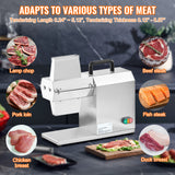 Commercial Meat Tenderizer, Heavy Duty Stainless Steel Kitchen Tool with Handle, Meat Tong, and Cleaning Brush, 450W Electric Meat Tenderizer Machine for Beef, Turkey, Chicken, Pork, and Fish