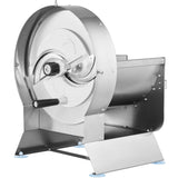 Electric Vegetable Slicer, 0-0.5"/0-12mm Thickness Adjustable Commercial Slicer Machine, Convertible to Manual, Stainless Steel Food Cutter Slicing Machine, Large Feed Port for Potato, Tomato