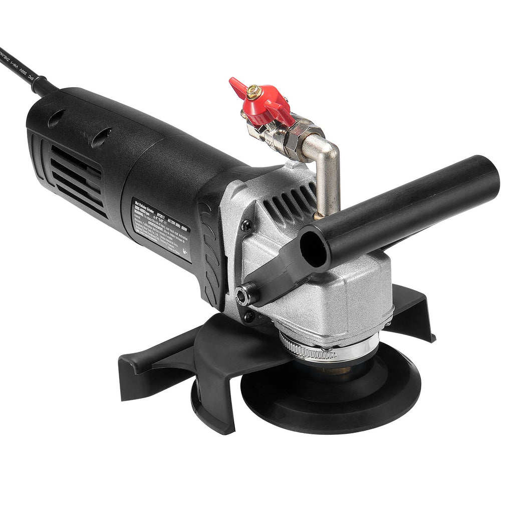 Wet Stone Polisher 4-Inch Electric Granite Polisher with 6 Speed & 7 Pads