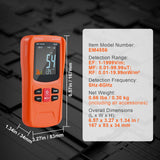3-in-1 EMF Meter, 5Hz-6GHz, Handheld Rechargeable Electromagnetic Field Radiation Detector, Digital LCD EMF Tester for EF MF RF Home Inspections Outdoor Ghost Hunting 5G Cell Tower Temperature