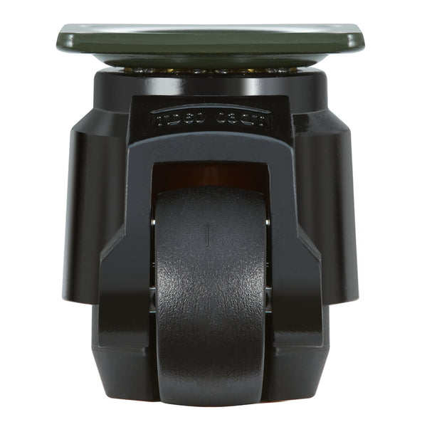 Leveling Casters, Set of 4, 500 kg Total Load Capacity, 50.8 mm, Heavy Duty with Upgraded Handle Design, 360 Degree Swivel Caster Wheels, Adjustable Casters with Feet for Workbench, Machine