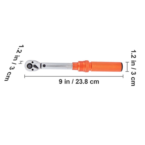 Torque Wrench Adjustable Torque Wrench 1/4" Drive 20-200in.lb/2.3-23Nm
