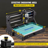 CNC 3018 Pro CNC 3018 300×180×45 mm CNC Machine GRBL Control Mini Engraver with Offline Controller 3 Axis Engraving Machine for Carving Milling Plastic, Acrylic, PVC and Wood